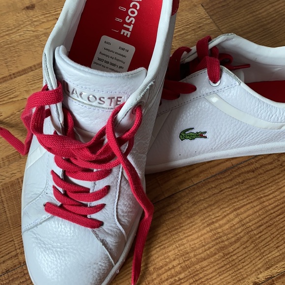 Lacoste Other - Lacoste Bryont Sneakers White Leather 10.5
